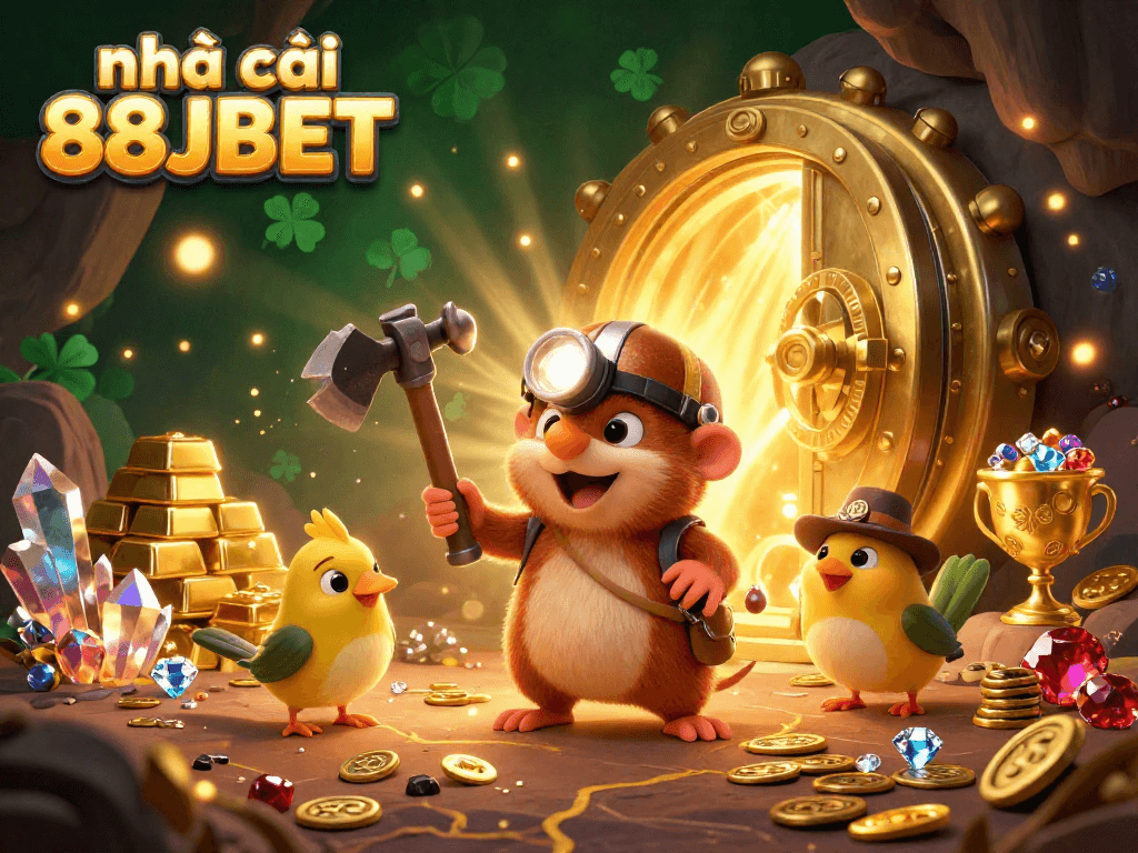 Spin the reels and explore riches at nhà cái 88JBET, featuring a treasure-laden adventure.