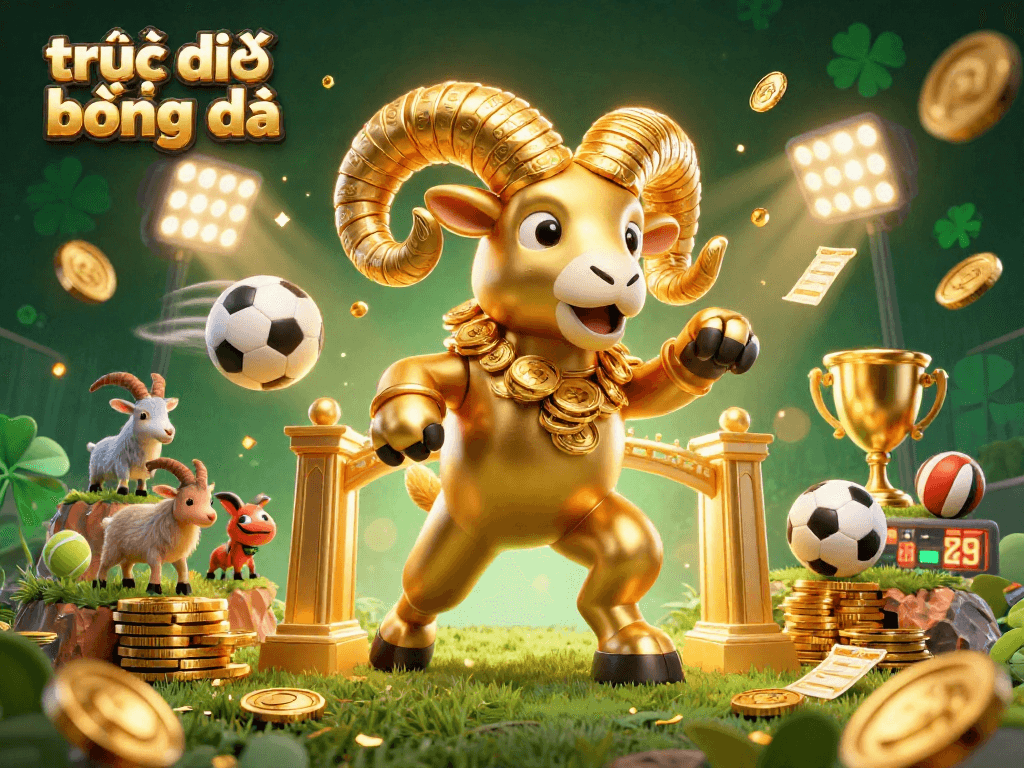 Place bets with confidence while watching trực tiếp bóng đá as golden treasures surround players.