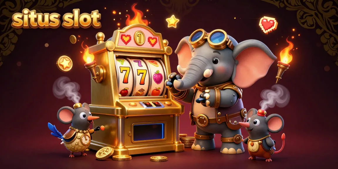 Menangkan hadiah pada situs slot dengan mesin slot emas dan karakter animasi yang penuh warna.