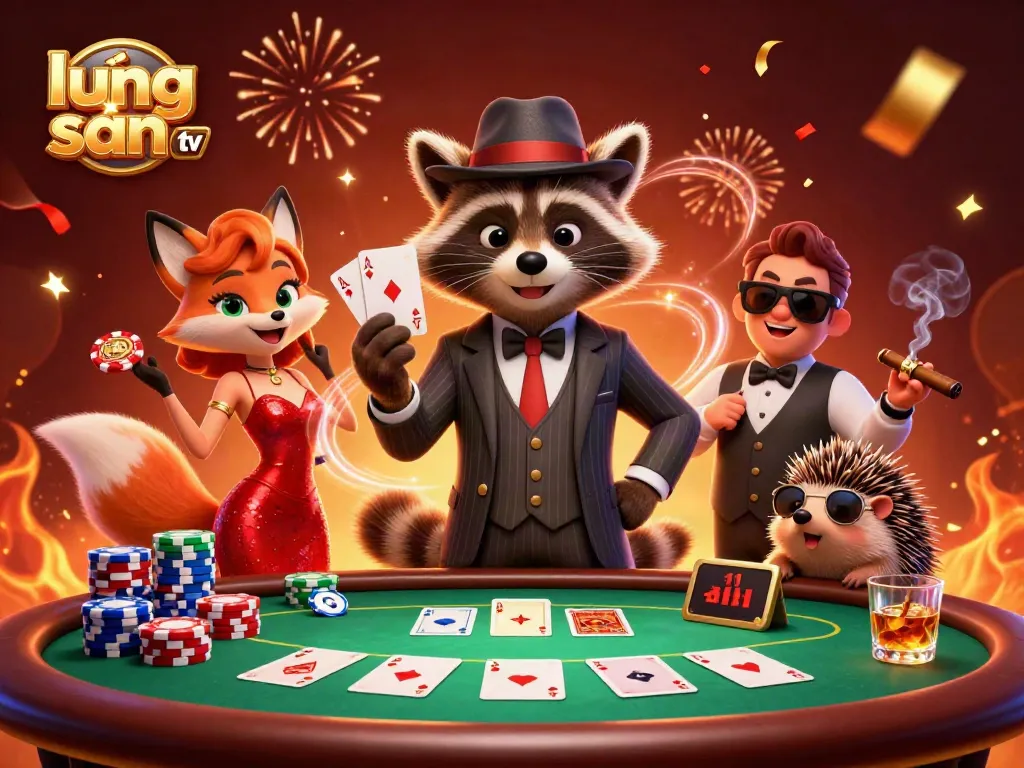 Engage with lương sơn tv for thrilling poker excitement featuring charming characters and vibrant details.