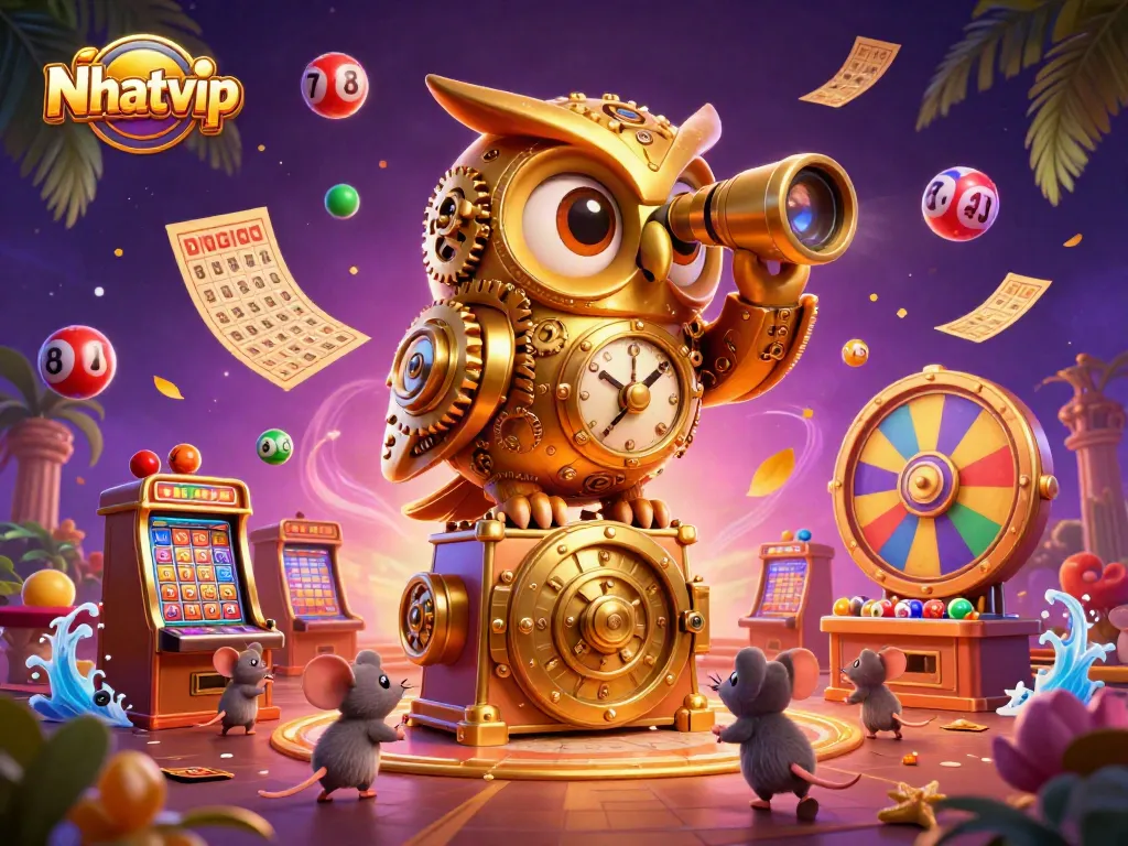 Nhatvip engages players with vibrant slot machines and dynamic lottery elements, creating an enticing casino atmosphere.