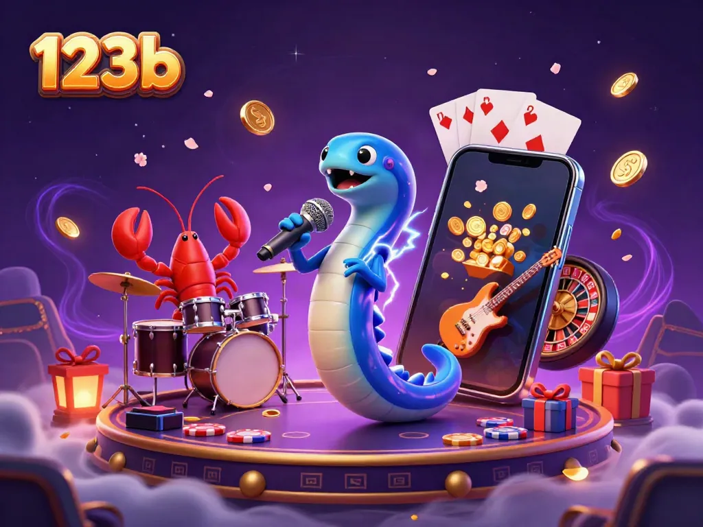 Engage in thrilling gambling adventures with 123b at an underwater casino featuring colorful game elements.
