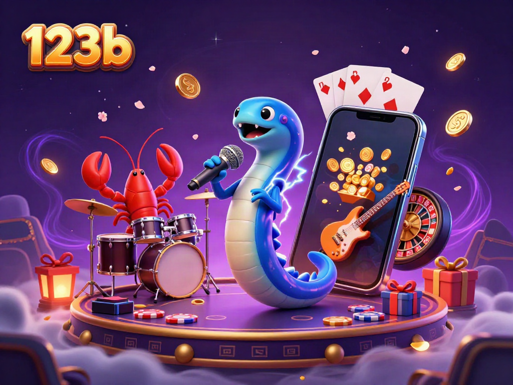 Engage in thrilling gambling adventures with 123b at an underwater casino featuring colorful game elements.