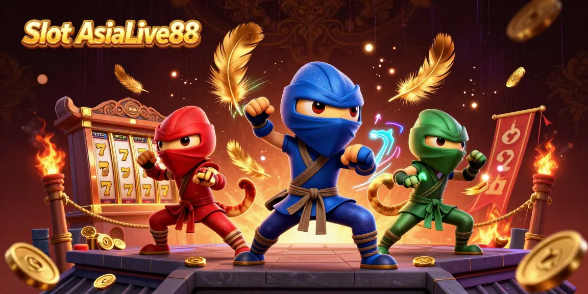 Experience excitement in Slot AsiaLive88 with vibrant chameleons performing slot martial arts on a rooftop.