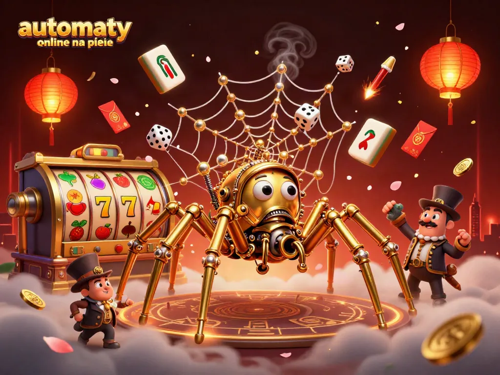 Experience automaty online na pieniądze with a vibrant steampunk-themed illustration showcasing dynamic slot elements.
