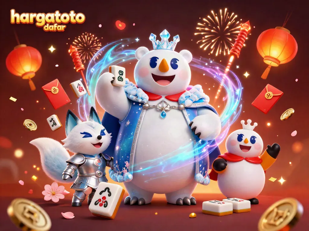 Experience the excitement of hargatoto daftar with our vibrant 3D casino-themed illustration filled with winning symbols.