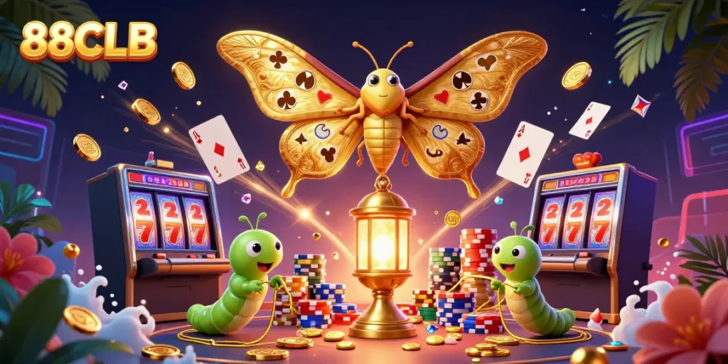 Explore thrilling casino worlds with 88CLB’s vibrant games, golden coins, and exciting max payouts.
