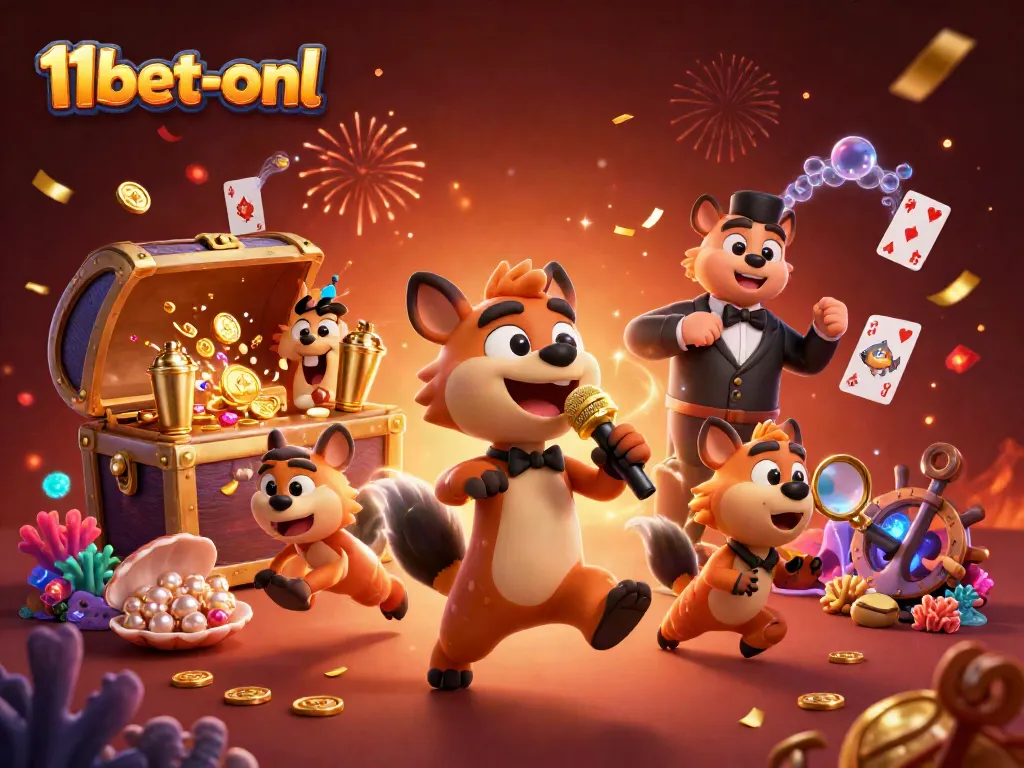 Experience thrilling gambling fun at 11bet-onl with lively casino characters and dynamic game elements.