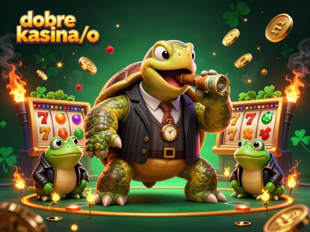 Experience the thrill at dobre kasyna/o with our captivating casino scene featuring a mobster turtle!