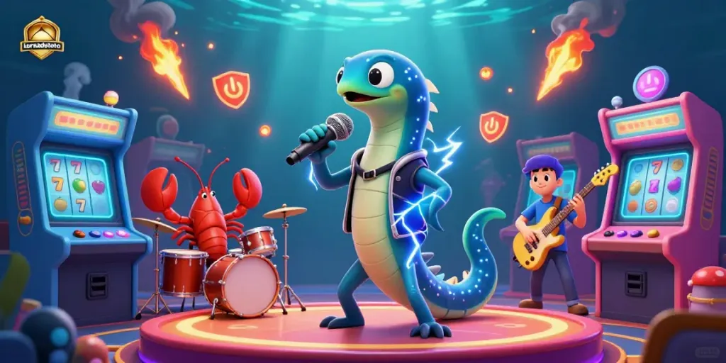 Experience the thrill of tornadototo with an electrifying underwater DJ performance and slot games.