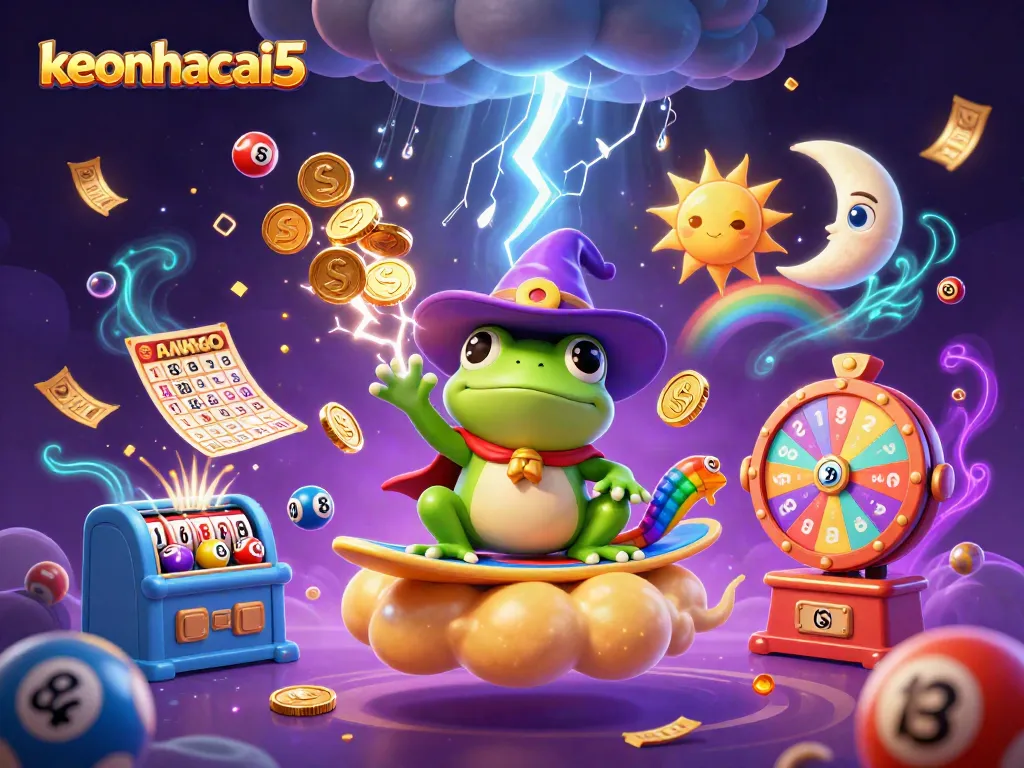 Experience excitement with keonhacai5 in a vibrant scene filled with dynamic casino energy.