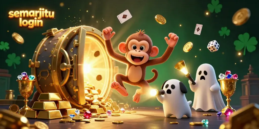 Menangkap keseruan "semarjitu login" dengan monkey hantu di kasino menghantui.