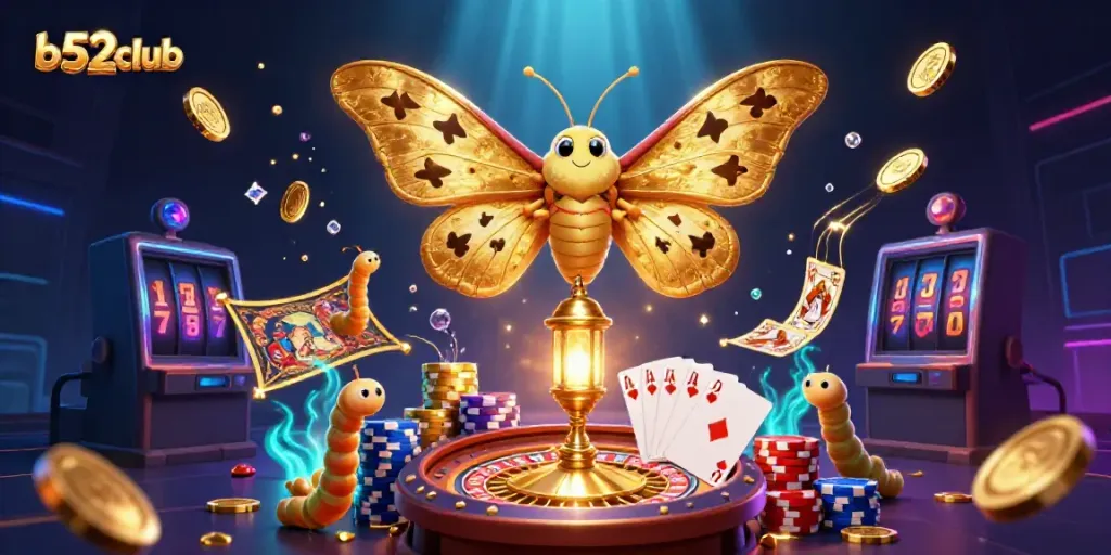 Engage in exciting gameplay at b52club with dynamic casino scenes and vibrant characters.
