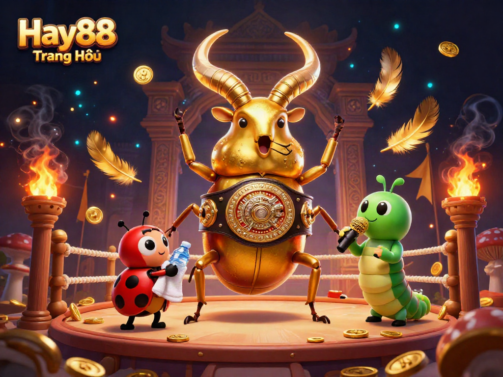 Experience thrilling moments with Hay88 Trang Chủ in this vibrant casino showdown illustration.