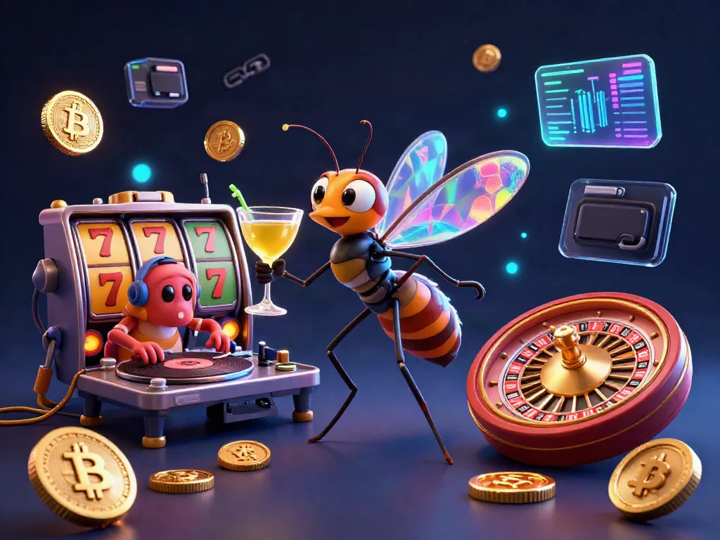 Experience vibrant gaming action with vsbet featuring 3D cartoon characters and casino elements.