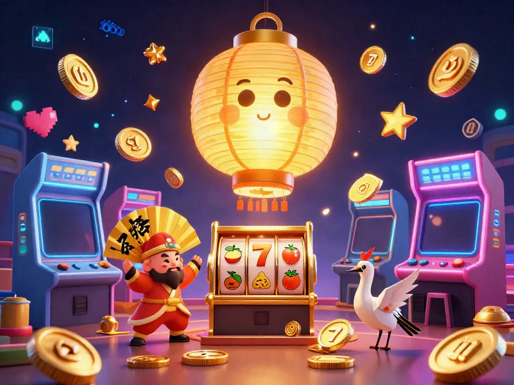 Engage with the enchanting casino world of s666s, featuring a glowing lantern spirit and golden elements.